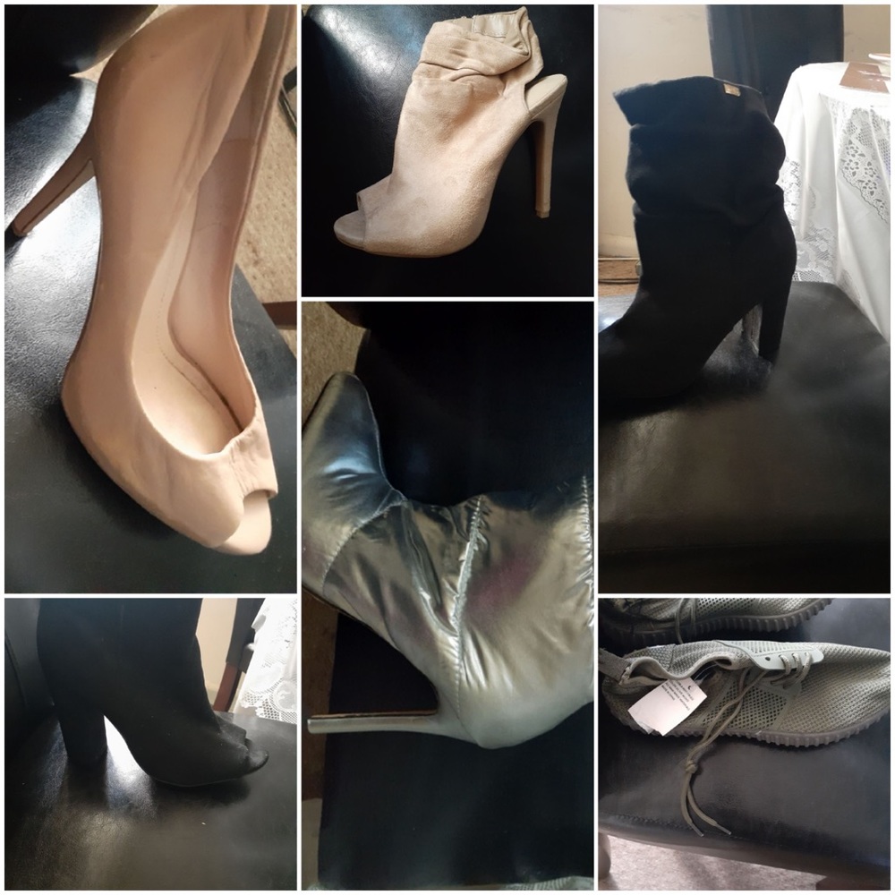Shoes😍Shoes From Polo Boot Size 1 💙To BCBG Camel Heels 7🥰💌🎼